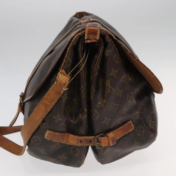 LOUIS VUITTON Monogram Saumur 35 Shoulder Bag M42254 LV Auth am7208 - Picture 6 of 16